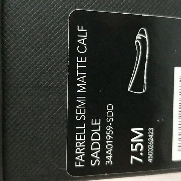 New Coach Farrell Leather Embellished Flats - Picture 10 of 10